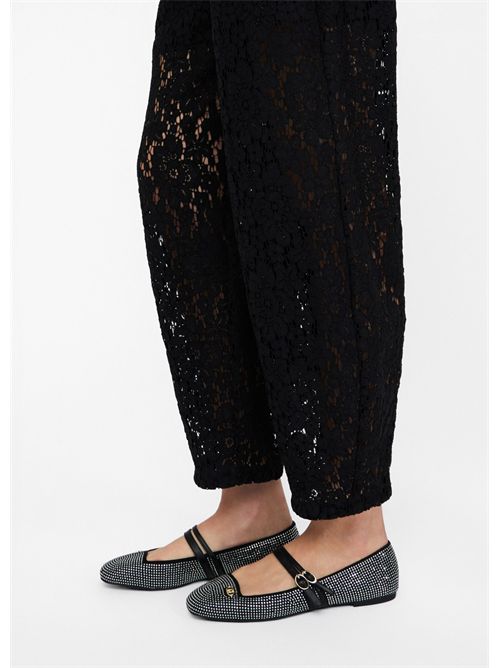 Pantaloni in pizzo LIU JO | UF5208J4078/88000